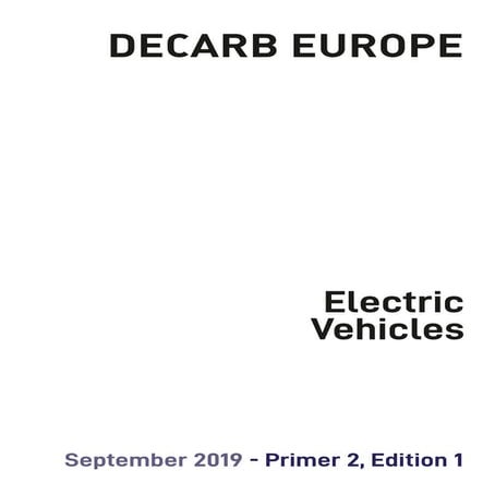 Electric vehicles - DecarbEurope