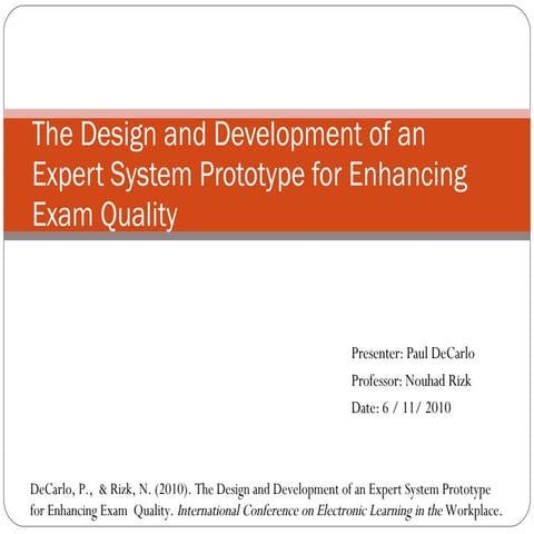 De carlo rizk 2010 icelw