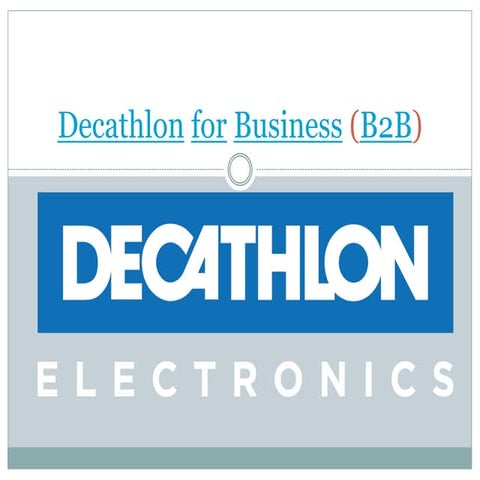 Decathlon presentation