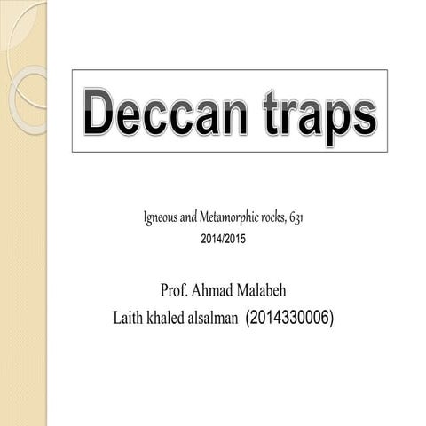 Deccan trap