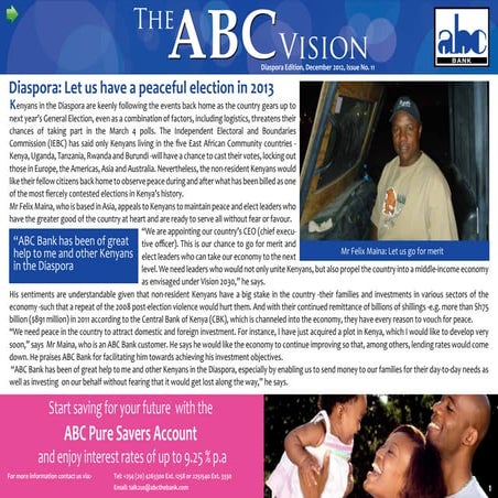 The ABC Vision Diaspora Edition Dec 2012