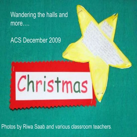 December 2009--ACS Beirut, Lebanon Elementary Hallways