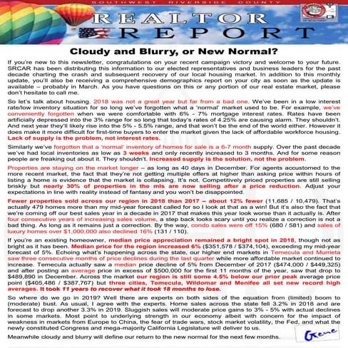 December 2018 Realtor Report