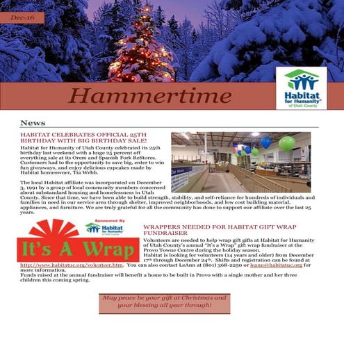 December newsletter2016