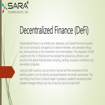 DeFi Development Services