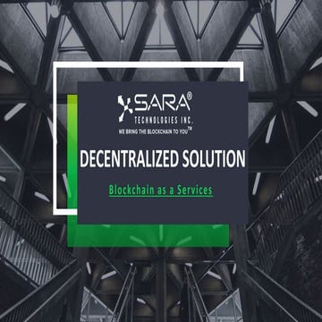 Decentralized Solution