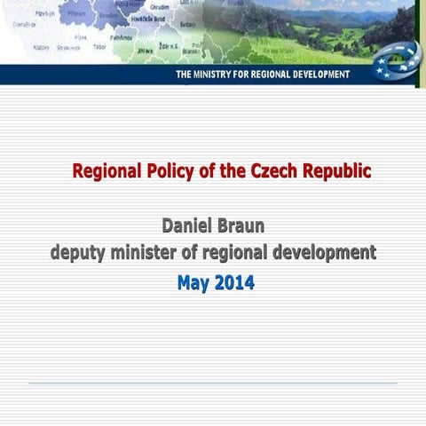 Daniel Braun - The regional development reform agenda: country perspectives. ...