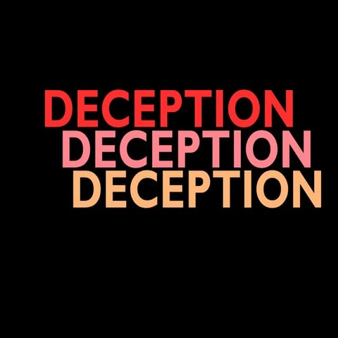 Deception power point