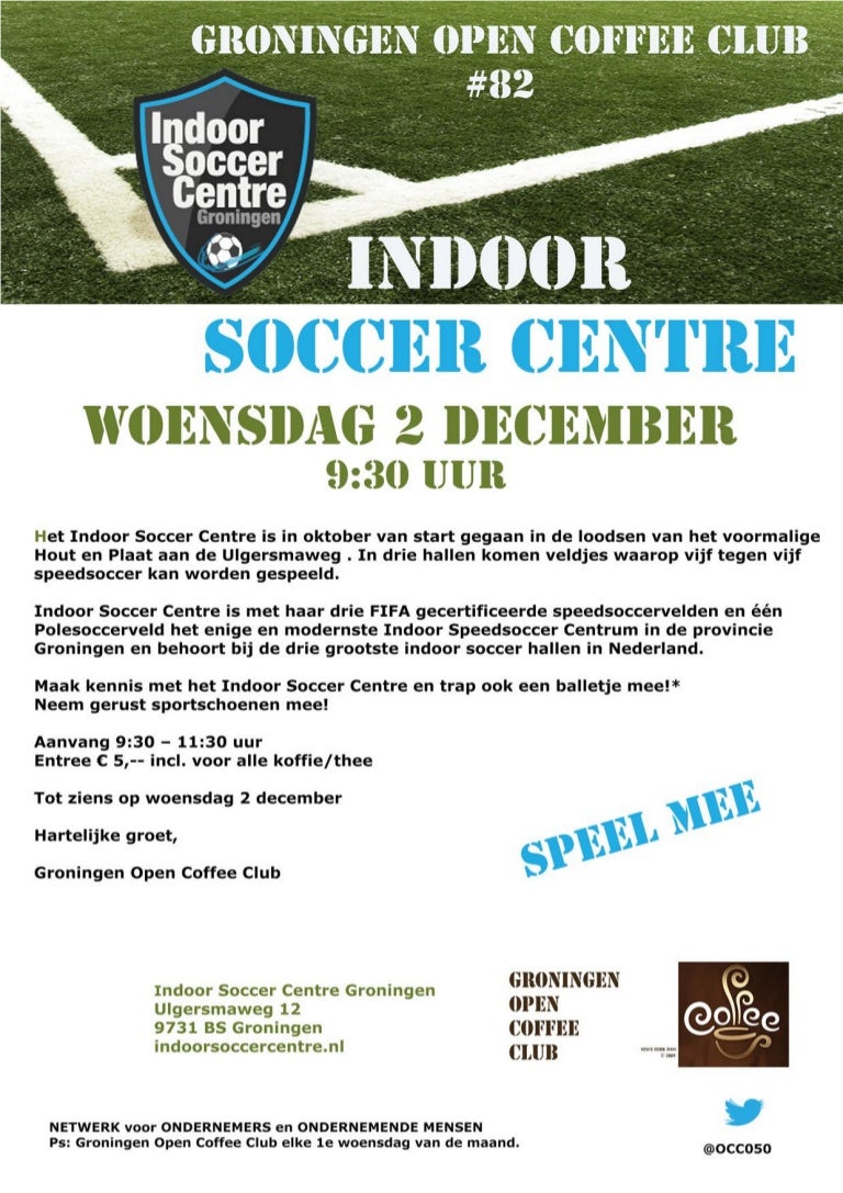82e GOCC wo 2 dec Indoor Soccer Centre