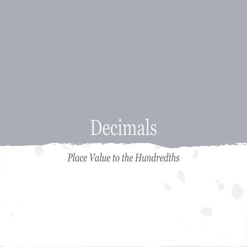 Decimals