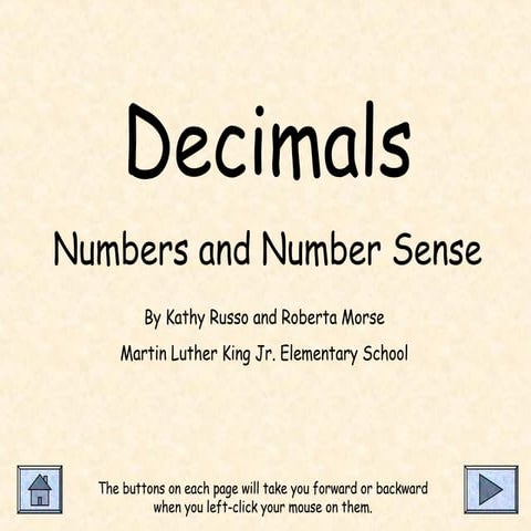PPt on Decimals for 5th grade students .