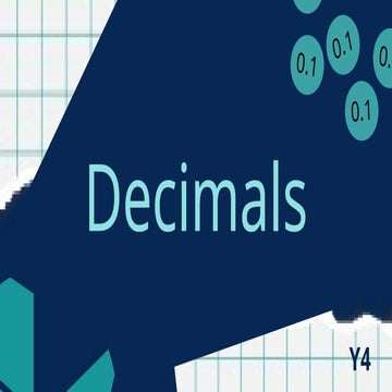 DIVIDING DECIMALS UP TO 4 DECIMAL PLACES BY 0.1, 0.01 or 0.001