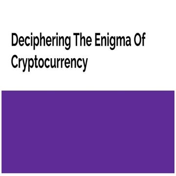 Crypto Cash Flow | PDF