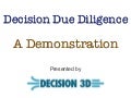 Decision Due Diligence