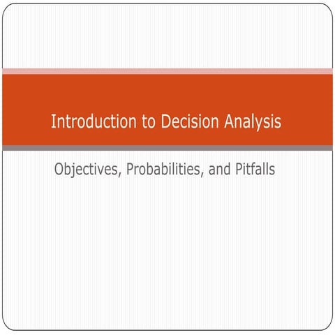 Decision analysis | PPT | Free Download