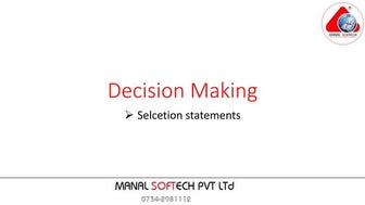 Creating decision structures of a program | PPT
