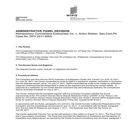 Decision dph2011 0003