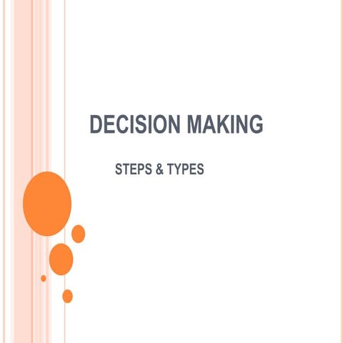Decision making