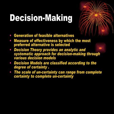 Decision Making
