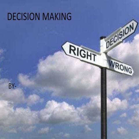 Decision making