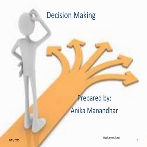 Decision making