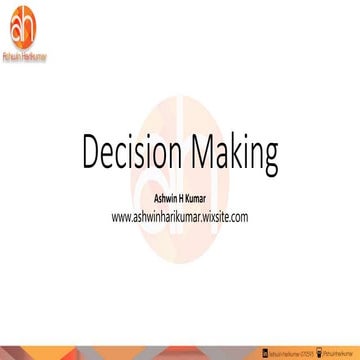 Decision making