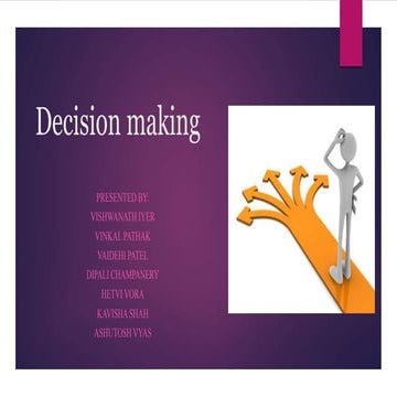 Decision making