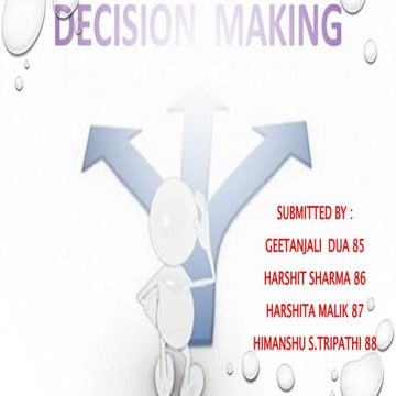 Decision making