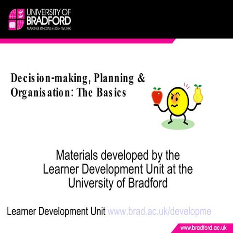 Decision making Planning Organisation 1216640408319045 8