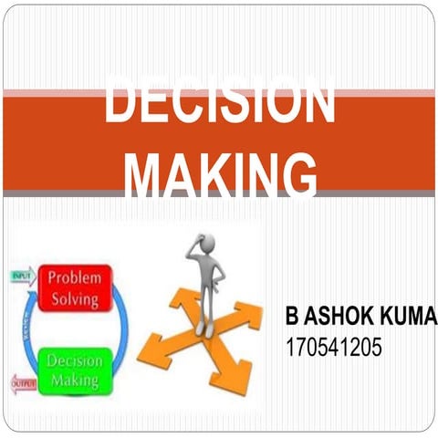 Decision making ppt | PPTX