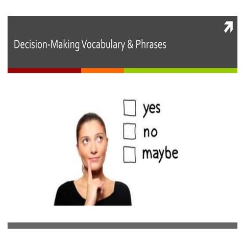 Decision Making Skills 