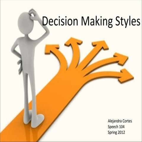 Decision making styles
