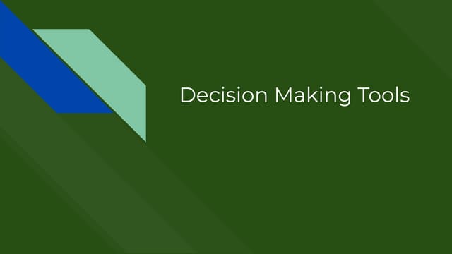Lecture on Python Pandas for Decision Making
