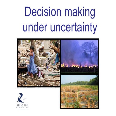 Decision making under uncertainty rees presentationa