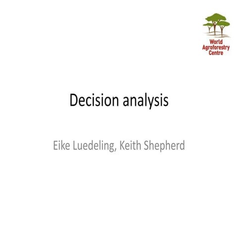Decision Analysis