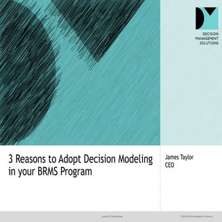 3 Reasons to Adopt Decision Modelin...