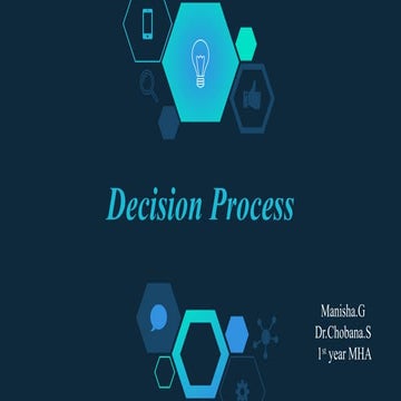 Decision process in Healthcare Management.pptx