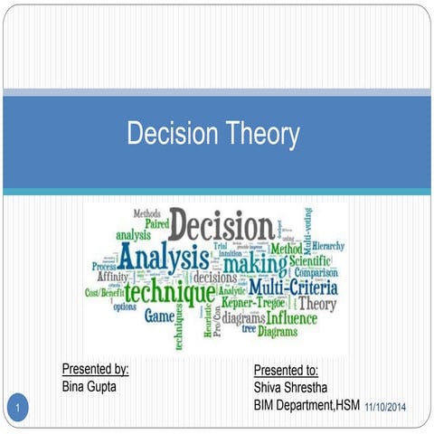 Decision theory