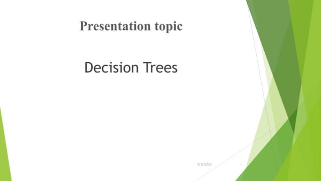 Decision tree in System Design