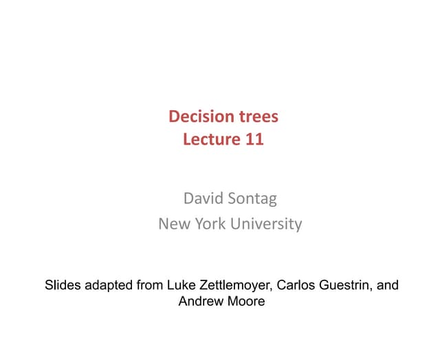 Decision Tree concepts  Decision Tree concepts