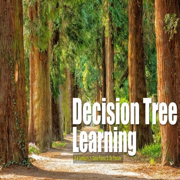 Decision Tree learning