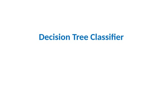 Decision Tree Concepts and Problems Machine Learning