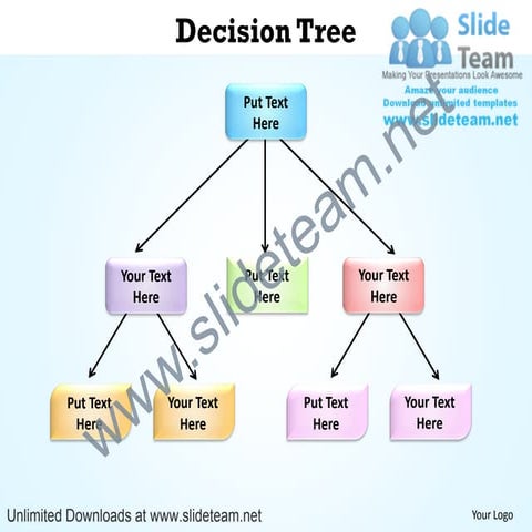 Decision tree powerpoint slides presentation diagrams templates | PPT