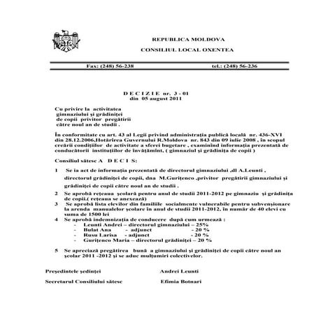 Deciz 3-01-05-08-2011 | PDF