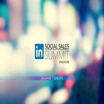The Social Sales Summit Singapore