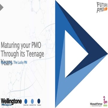 FuturePMO 2017 - Marisa Silva, Wellingtone - Maturing Your PMO Through its Te...
