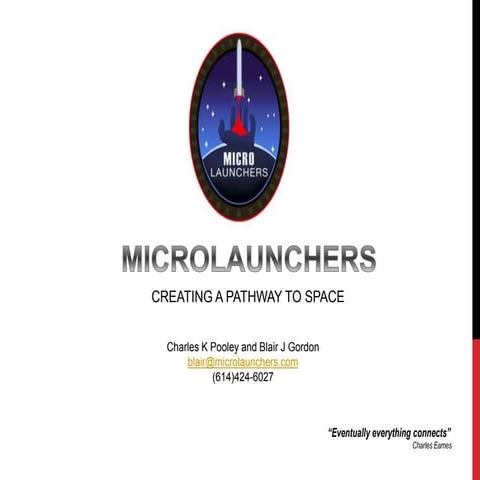 Microlaunchers Pitch Deck