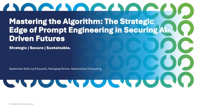 Mastering the Algorithm - The Strategic Edge of Prompt Engineering in Securing AI-Driven Futures