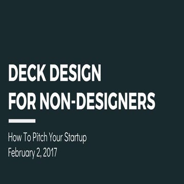 Deck Design for Non Designers