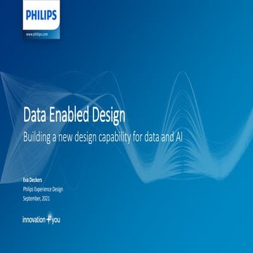 UX STRAT Europe 2021: Dr. Eva Deckers, Philips Experience Design 